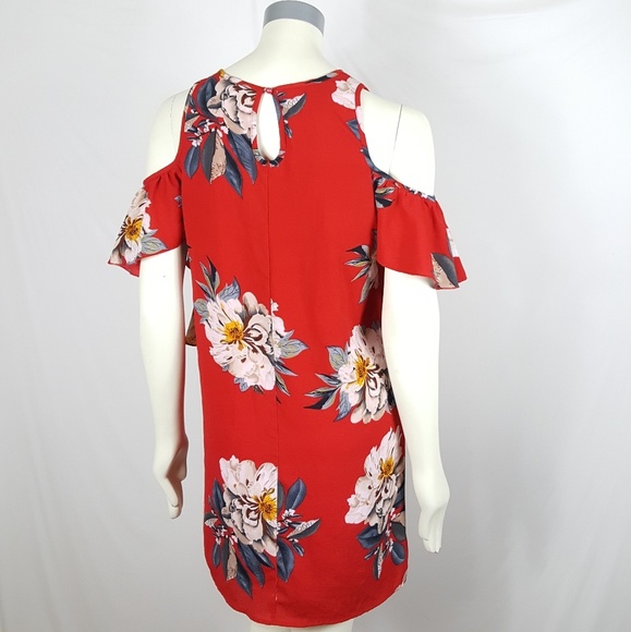 Papermoon Cold shoulder Floral Dress - Picture 5 of 5